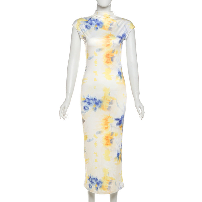 Damen Maxikleid im elegantem Floral Design R&B