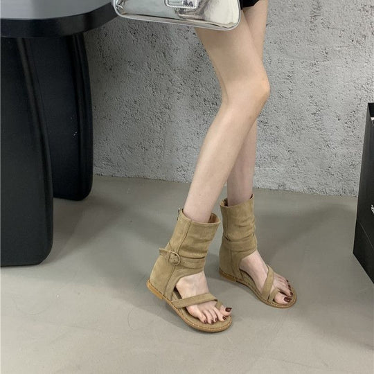 Damen modische Slingback Sandalen mit effektivem Riemendesign R&B