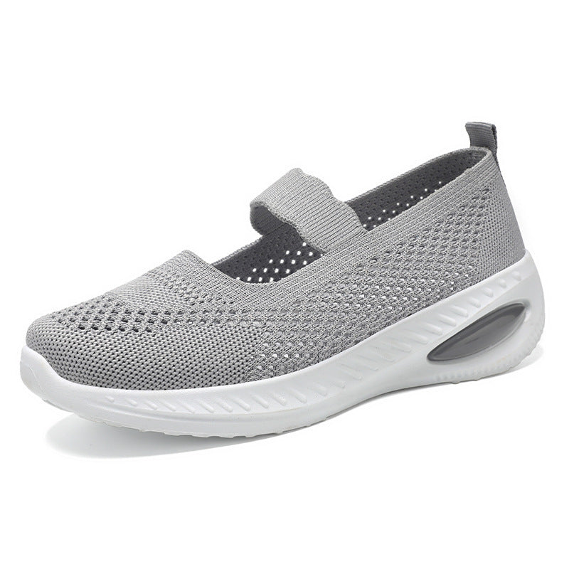 Damen sportliche Mesh Slip-On Schuhe mit flexiblem Obermaterial R&B