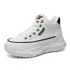 Damen Sportliche High-Top Sneakers mit rutschfester Gummisohle und hohem Tragekomfort R&B