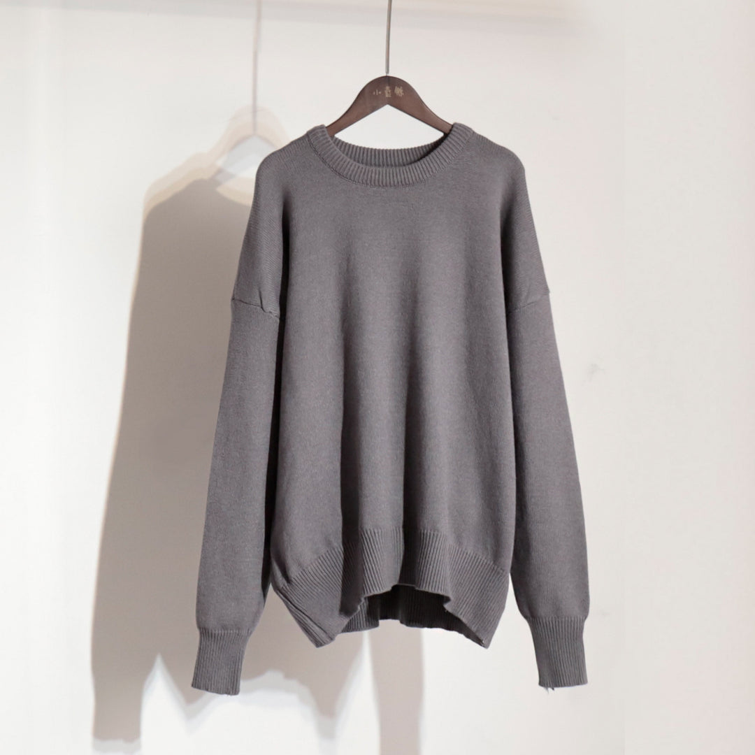 Damen Bequemer Oversized Pullover aus hochwertigem Strick R&B