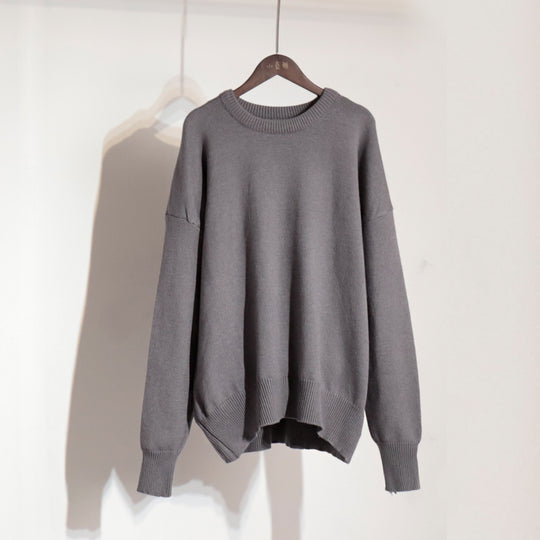 Damen Bequemer Oversized Pullover aus hochwertigem Strick R&B