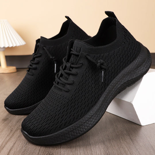 Damen Atmungsaktive Freizeitsneakers mit elastischem Strickdesign R&B