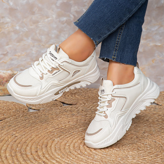 Damen Sportliche Lifestyle-Sneaker mit ergonomischer Dämpfung und luftiger Mesh-Oberfläche R&B