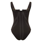 Damen Badeanzug-Set mit figurformendem Schnitt und eleganten Palazzohosen R&B