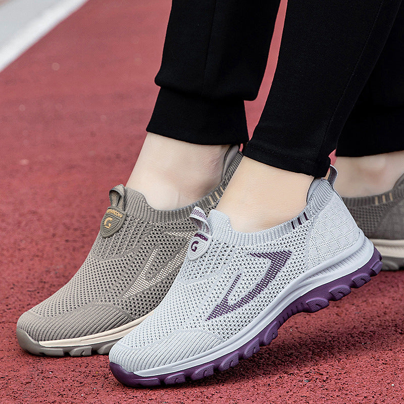 Damen Atmungsaktive Freizeit-Sneaker mit innovativer Stricktechnologie R&B