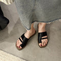 Damen Sandalen mit komfortablem Fußbett und modernem Riemendesign R&B