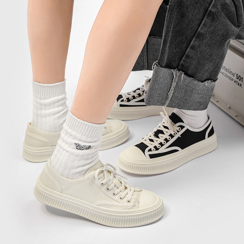 Damen Freizeit-High-Top Sneakers mit strapazierfähigem Obermaterial R&B