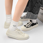 Damen Freizeit-High-Top Sneakers mit strapazierfähigem Obermaterial