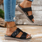 Damen Komfortable Riemchen-Sandalen mit Luftzirkulation