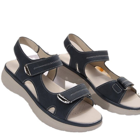 Damen Komfort-Sandalen mit höhenverstellbarem Riemen R&B