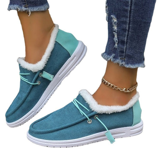 Damen Bequeme Slip-On Clogs mit kuscheligem Innenfutter und flexibler Sohle R&B