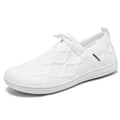 Damen Bequeme Slip-On Sneakers mit elastischem Strickdesign R&B