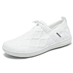 Damen Bequeme Slip-On Sneakers mit elastischem Strickdesign R&B