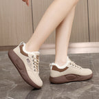 Damen warme Winter Sneakers mit weichem Fleece-Futter R&B