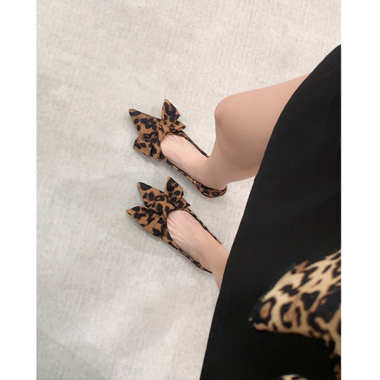 Damen Ballerinas mit stilvollem Karomuster und eleganter Schleifenapplikation R&B