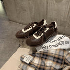 Damen modische Sneaker mit retro-inspiriertem Design und robustem Sohlenprofil R&B