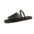 Damen offene Mules mit dekorativem Netzdesign R&B