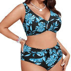 Damen Bikini-Set mit Eleganter Knoten-Detail R&B