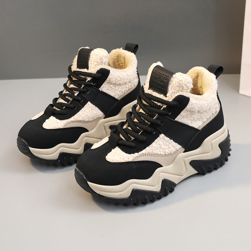 Damen Hohe Sneaker mit warmem Innenfutter und rutschfester Sohle R&B