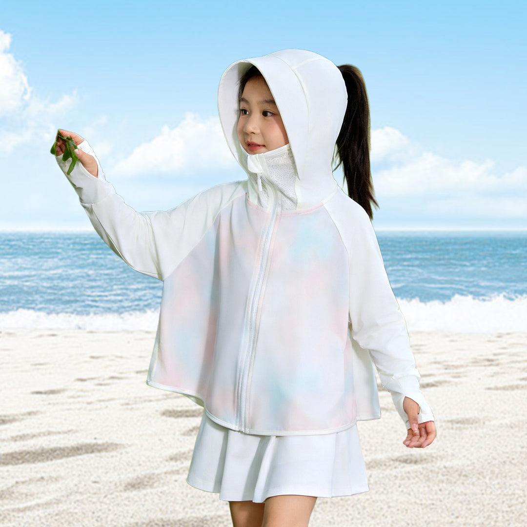 Damen UV-Schutzjacke mit Kapuze und atmungsaktivem Material R&B