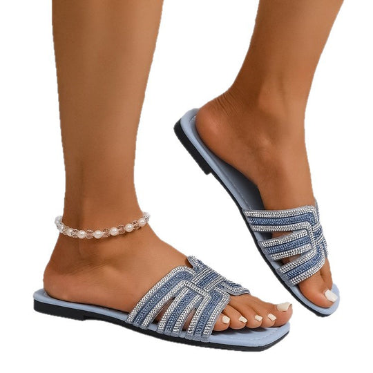 Damen Glamouröse Riemchen-Sandalen R&B