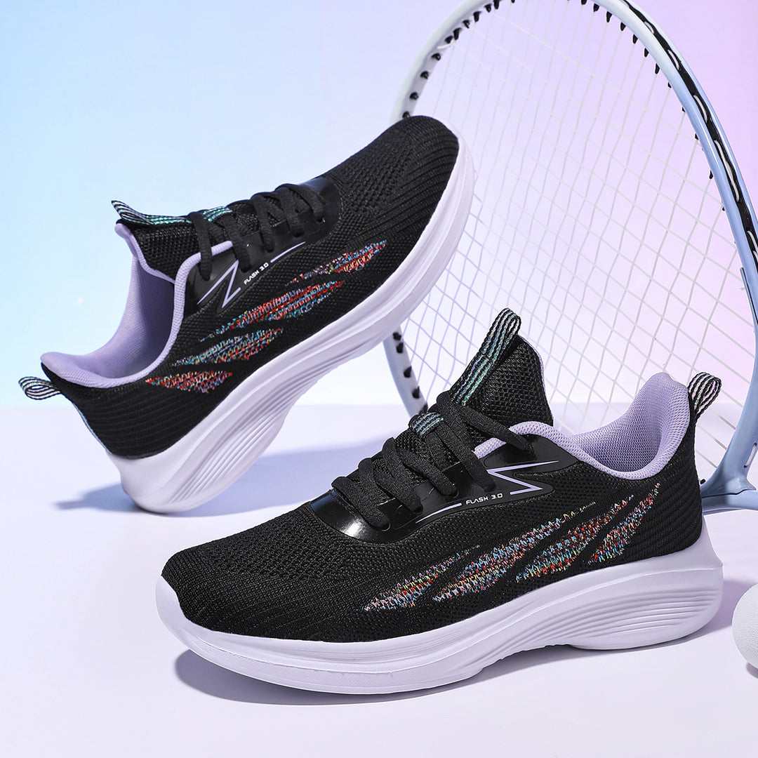 Damen Leichte Sport-Sneaker mit atmungsaktivem Mesh-Obermaterial R&B