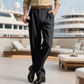 Herren elegante Anzughose mit feinem Nadelstreifen und bequemer Passform R&B