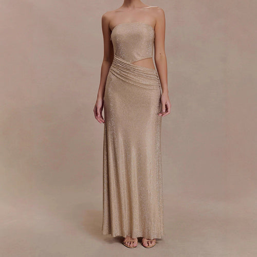 Damen Glamouröses Abendkleid mit Raffungen R&B