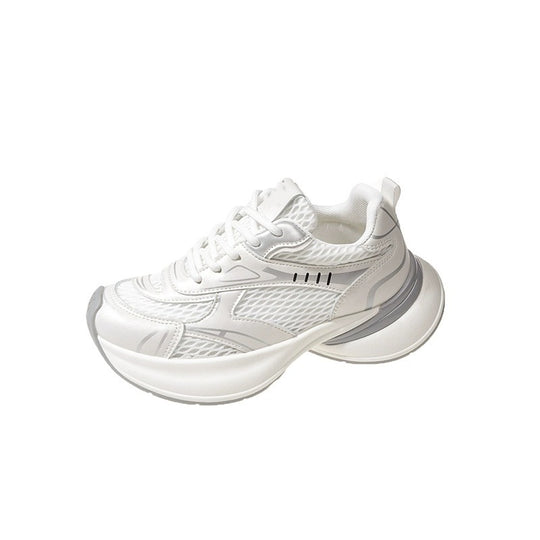 Damen Sportliche Sneakers mit atmungsaktiver Mesh-Struktur und stoßdämpfender Sohle R&B