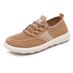 Damen Atmungsaktive Sport-Sneakers mit elastischer Schnürung und flexibler Sohle R&B