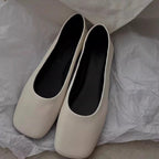 Damen Ballerinas mit glänzender Oberfläche und breitem Einstieg R&B