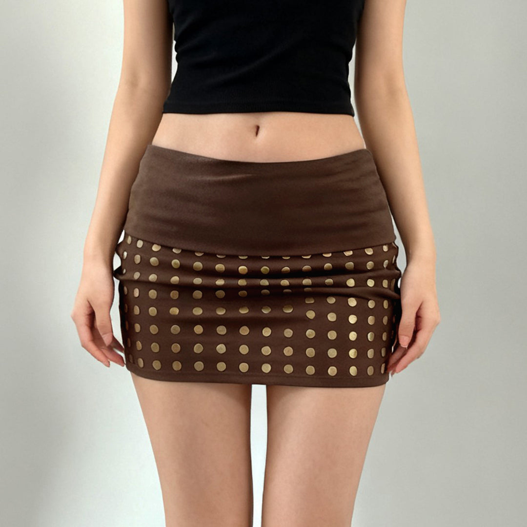Damen Shorts mit glitzerndem Strassband R&B