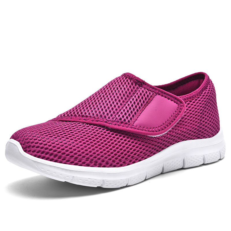 Damen Bequeme Slip-On Sneakers mit atmungsaktiver Netzstruktur R&B