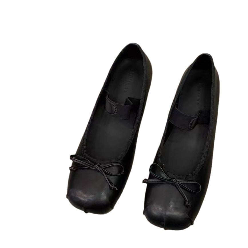 Damen Ballerinas mit anpassbarem Riemchen und eleganter Schleifenapplikation R&B