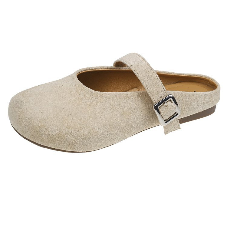 Damen weiche Mokassins mit verstellbarem Riemen und bequemer Innensohle R&B