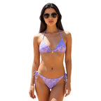 Damen Bikini-Set mit verspieltem Blumenmuster R&B