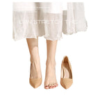 Damen spitze High Heel Pumps aus glänzendem Lackleder R&B