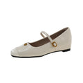 Damen Ballerina-Schuhe mit elegantem Riemchen und geschmackvollem Schmuckdetail