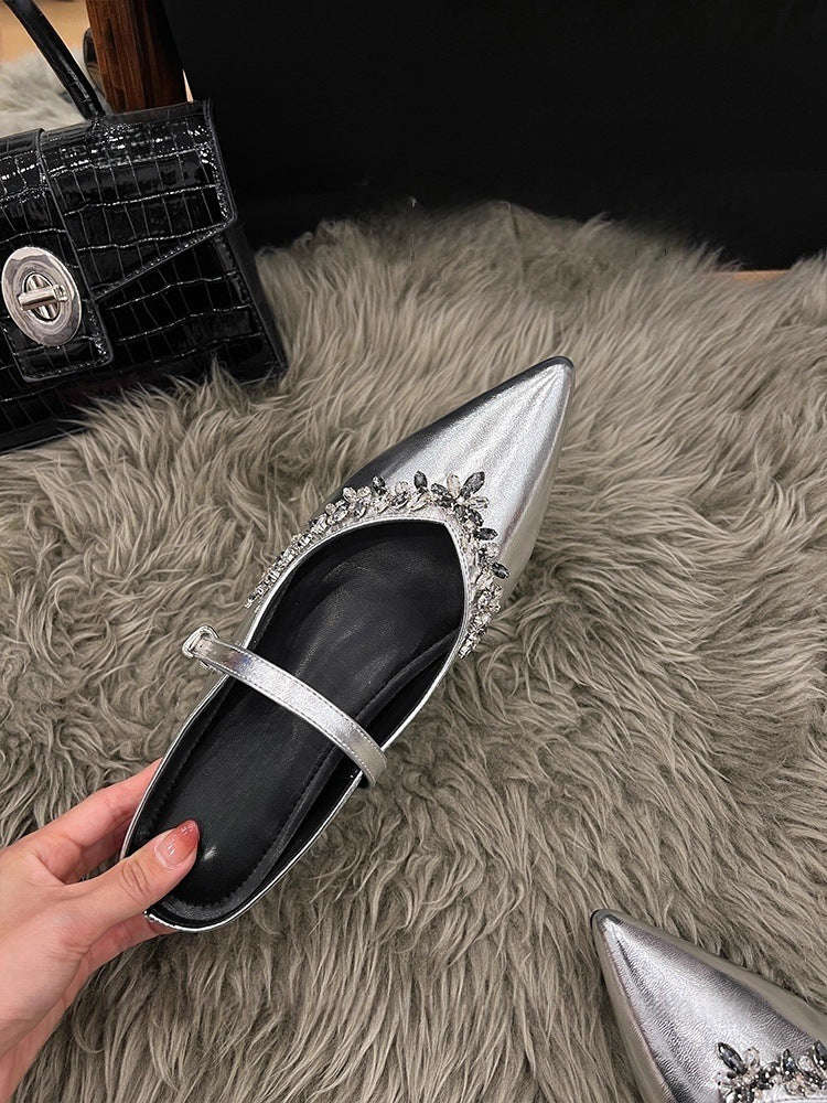 Damen Pumps mit funkelnder Strassverzierung R&B