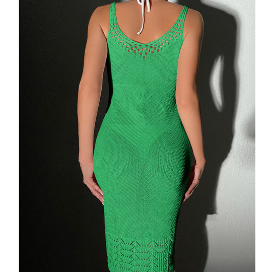 Damen Häkel-Strandkleid mit elegantem Schnitt und verführerischen Details R&B