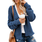 Damen Grobstrickjacke mit lässigem Schnitt und tiefen Taschen R&B