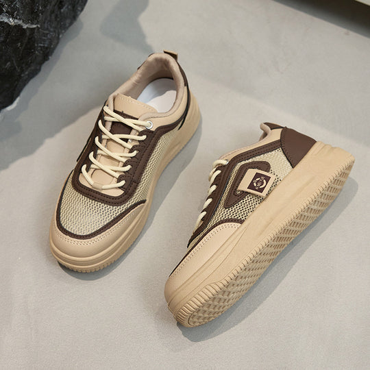 Damen Sportliche Sneakers mit atmungsaktiver Netzstruktur und robustem Sohlendesign R&B