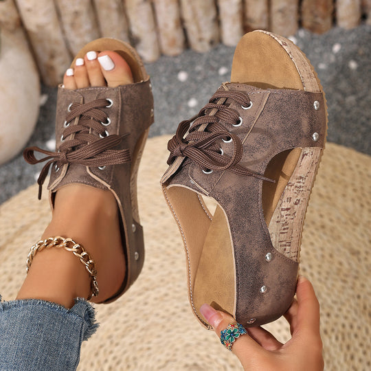 Damen Plateau Sandalen R&B