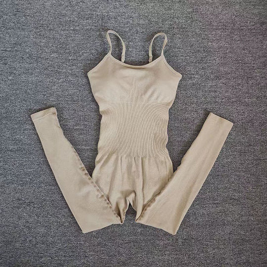 Damen Funktionsstrumpfhose mit Spaghettiträgern und hohem Bund R&B