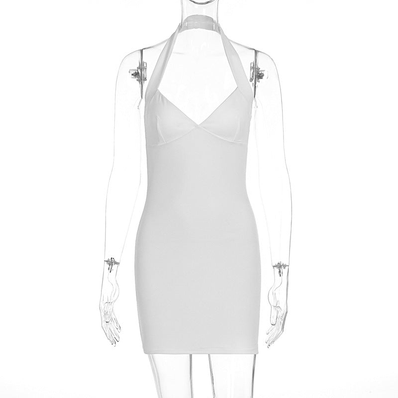 Damen Etuikleid mit Halterneck und figurbetontem Design R&B