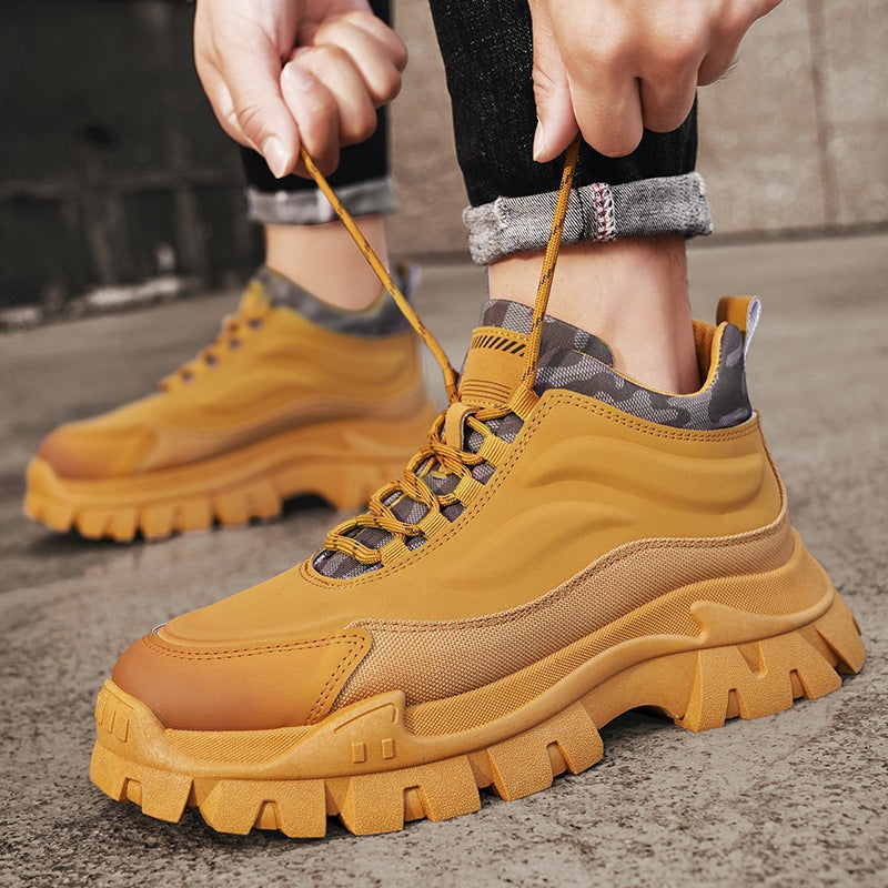 Damen Sportliche hohe Sneakers mit rutschfester Sohle und atmungsaktivem Obermaterial R&B