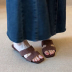 Damen Modische Mules mit Komfortsohle