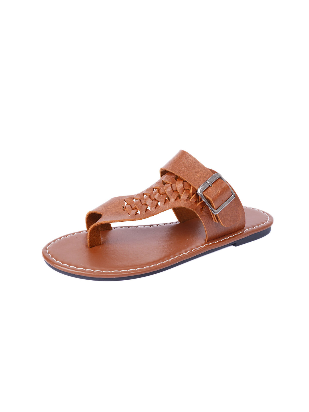 Damen Geflochtene Zehentrenner-Sandalen mit verstellbarem Riemen R&B