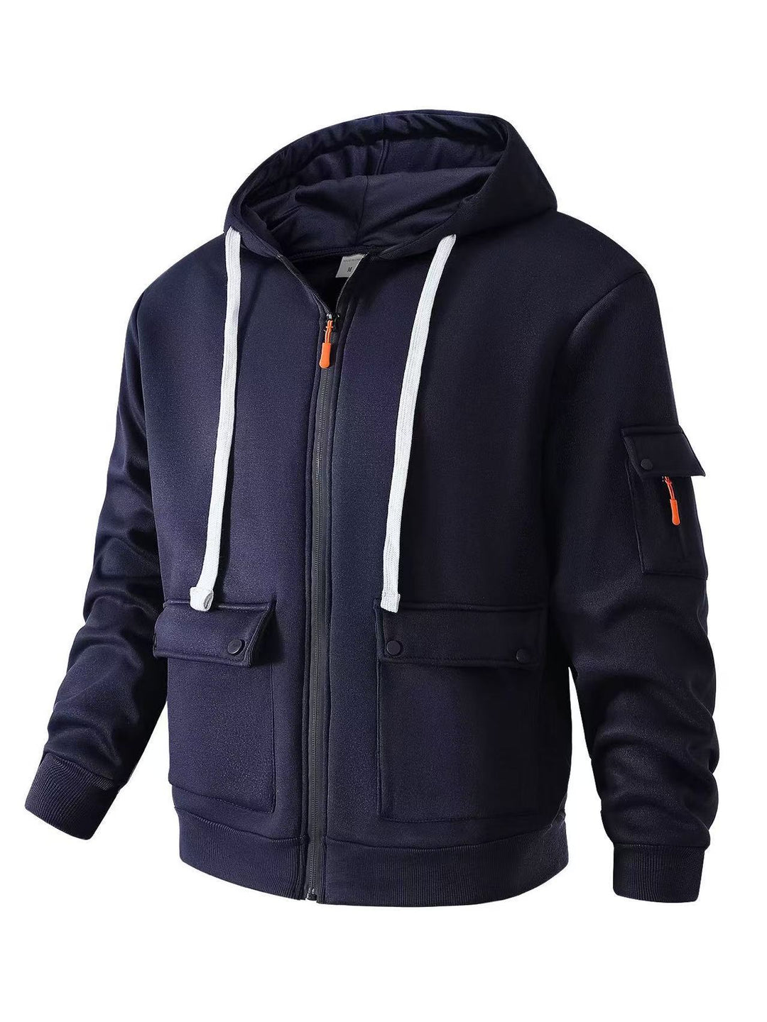 Herren funktionale Kapuzenjacke mit mehreren Taschen R&B